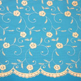 Hímzett tüll - PEACH  60